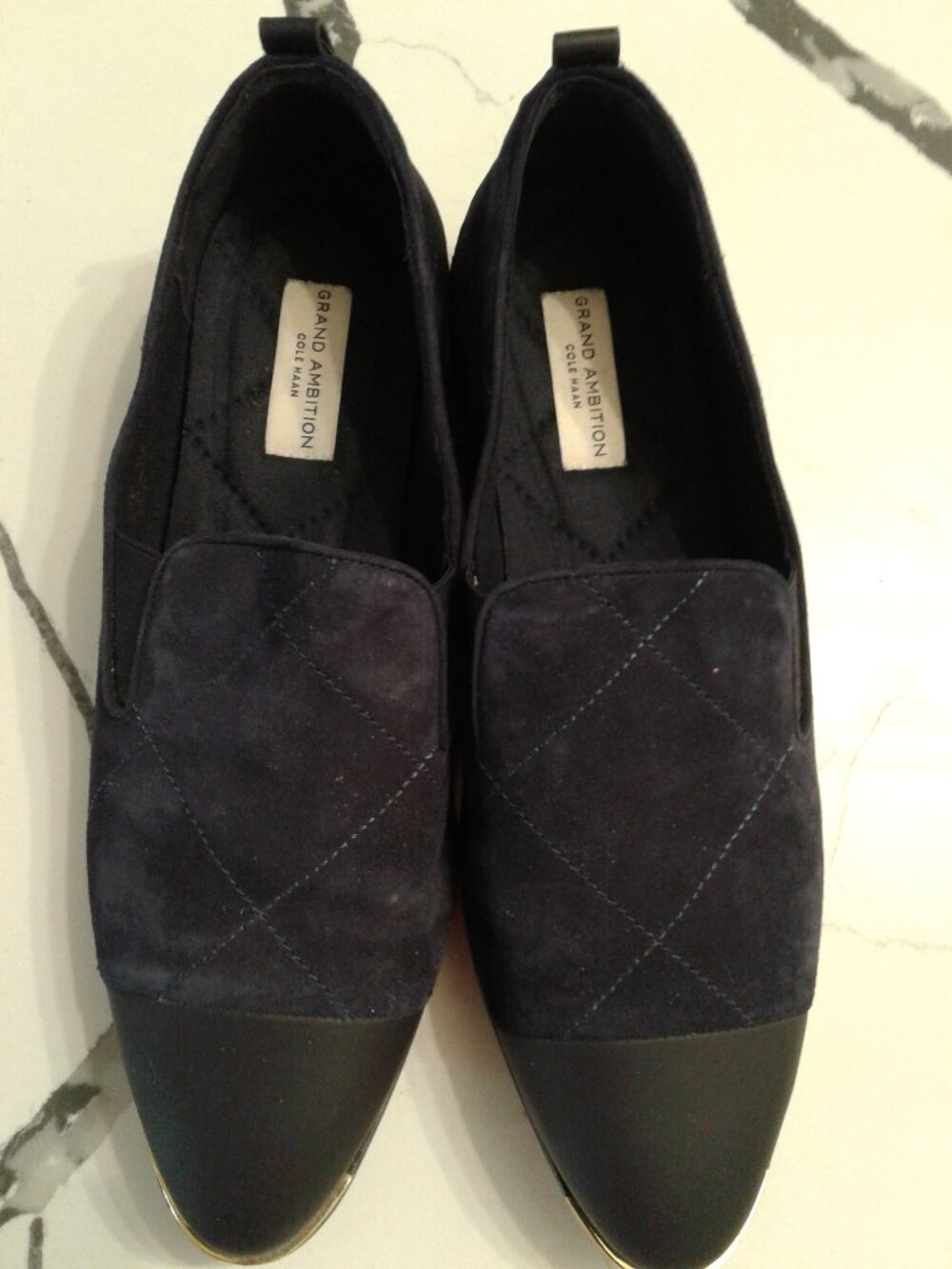 Cole Haan Blue Grand Ambition Flats, Size 11B